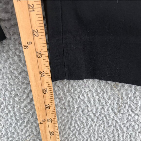Talbots Pants Womens 8 Black Curvy Stretch Cropped Pockets Office Work Casual - Picture 9 of 11